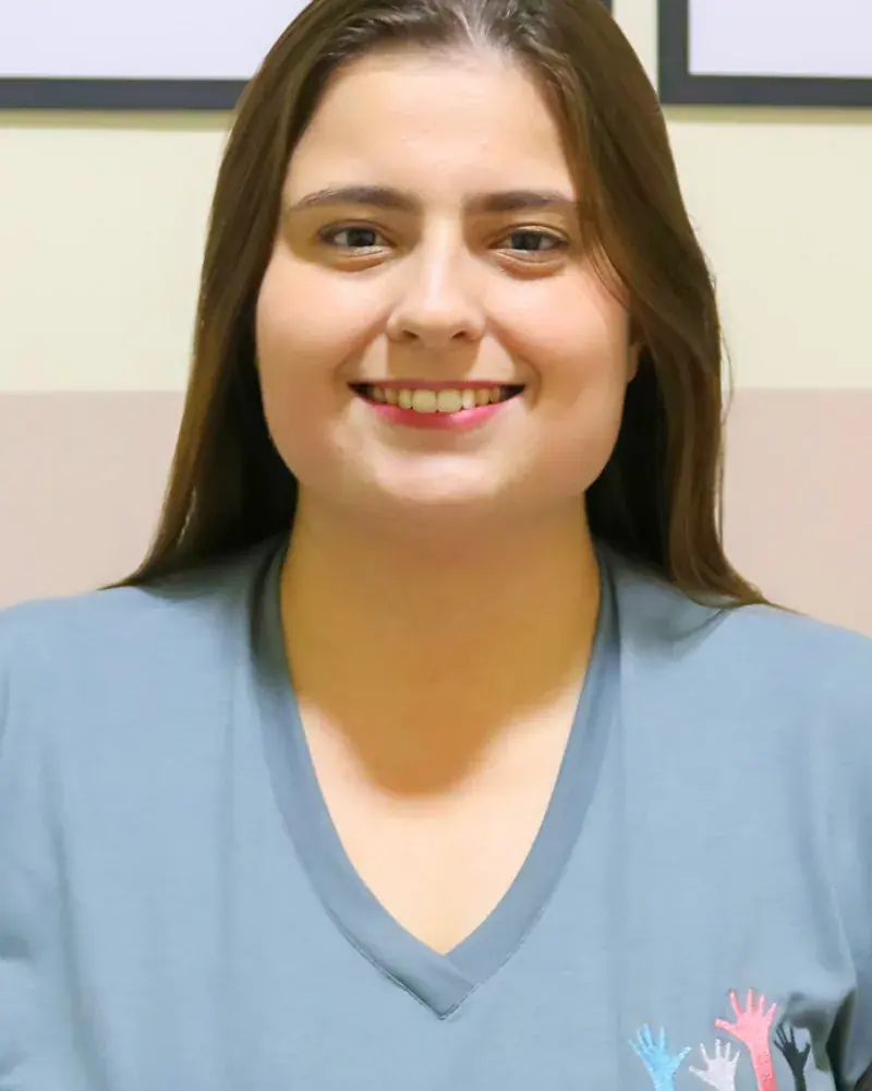 Foto de Wannine de Araujo Lemes, Psicóloga e Aplicadora ABA na Clínica Coraticum